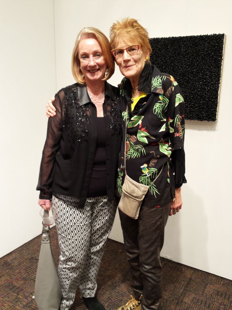 Chief Curator Katherine Hough and Nancy Worthington